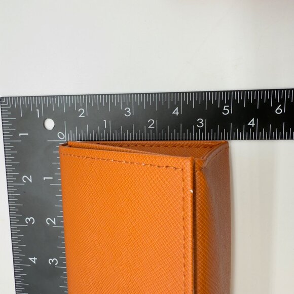 Tori Burch Orange Semi Hard Medium Magnetic Flip Top Sunglasses Case - Picture 8 of 9